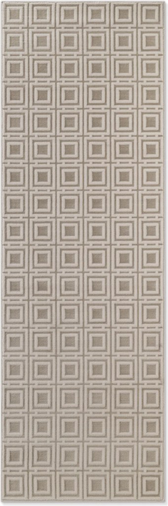 ELLE Decoration, Koberec behúň Perles 106191 Cream z kolekcie Elle, 80x240, béžová, obývacia izba