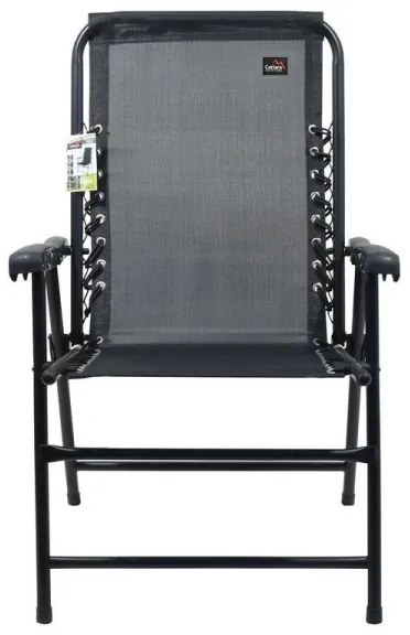 Skladacia záhradná stolička čierna