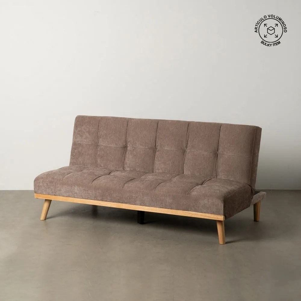 Hnedá ženilková rozkladacia pohovka 178 cm – Ixia