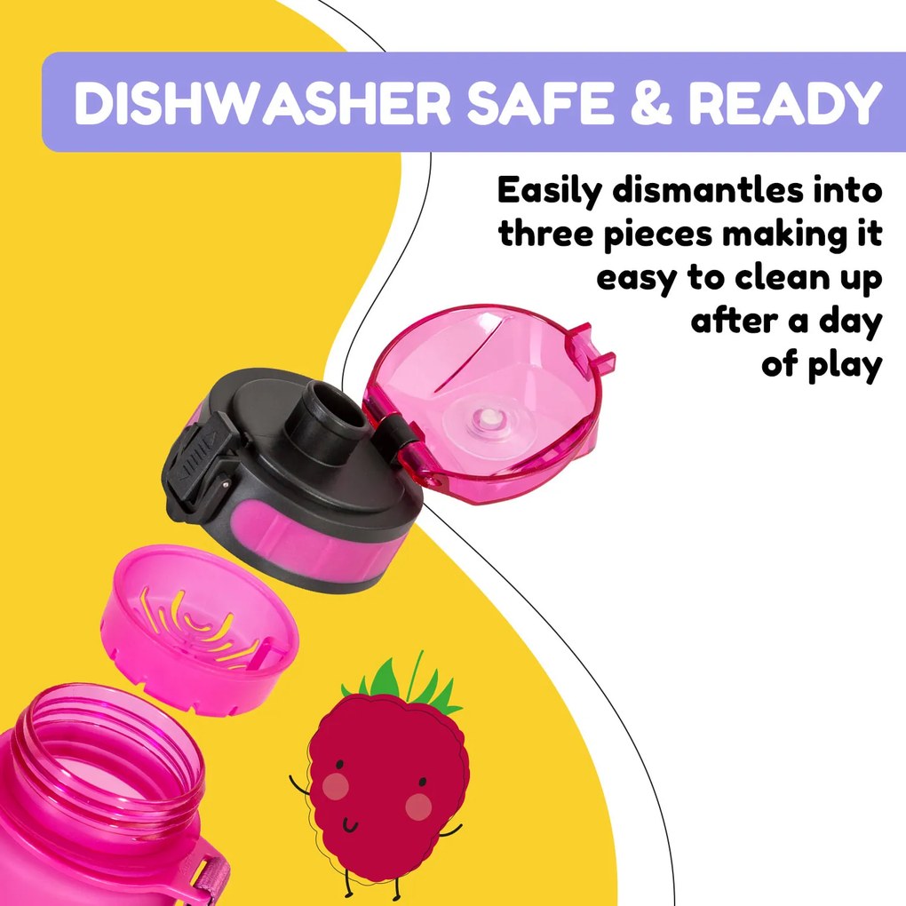 Klarstein Wakaba, fľaša na pitie, 400 ml, Tritan, BPA-free