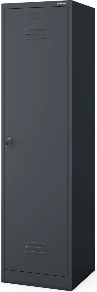Kovová viacúčelová skriňa AGNES, 500 x 1850 x 500 mm, antracitová