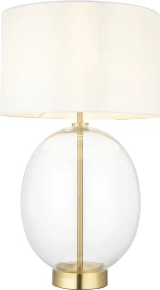 Endon 99292 - Stmievateľná stolová lampa KELDA 1xE27/10W/230V krémová/zlatá