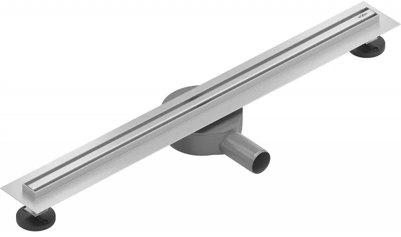 Mexen Flat nerezový sprchový žľab s rotačným 360° sifónom 60 cm, vzor SLIM, 1041060