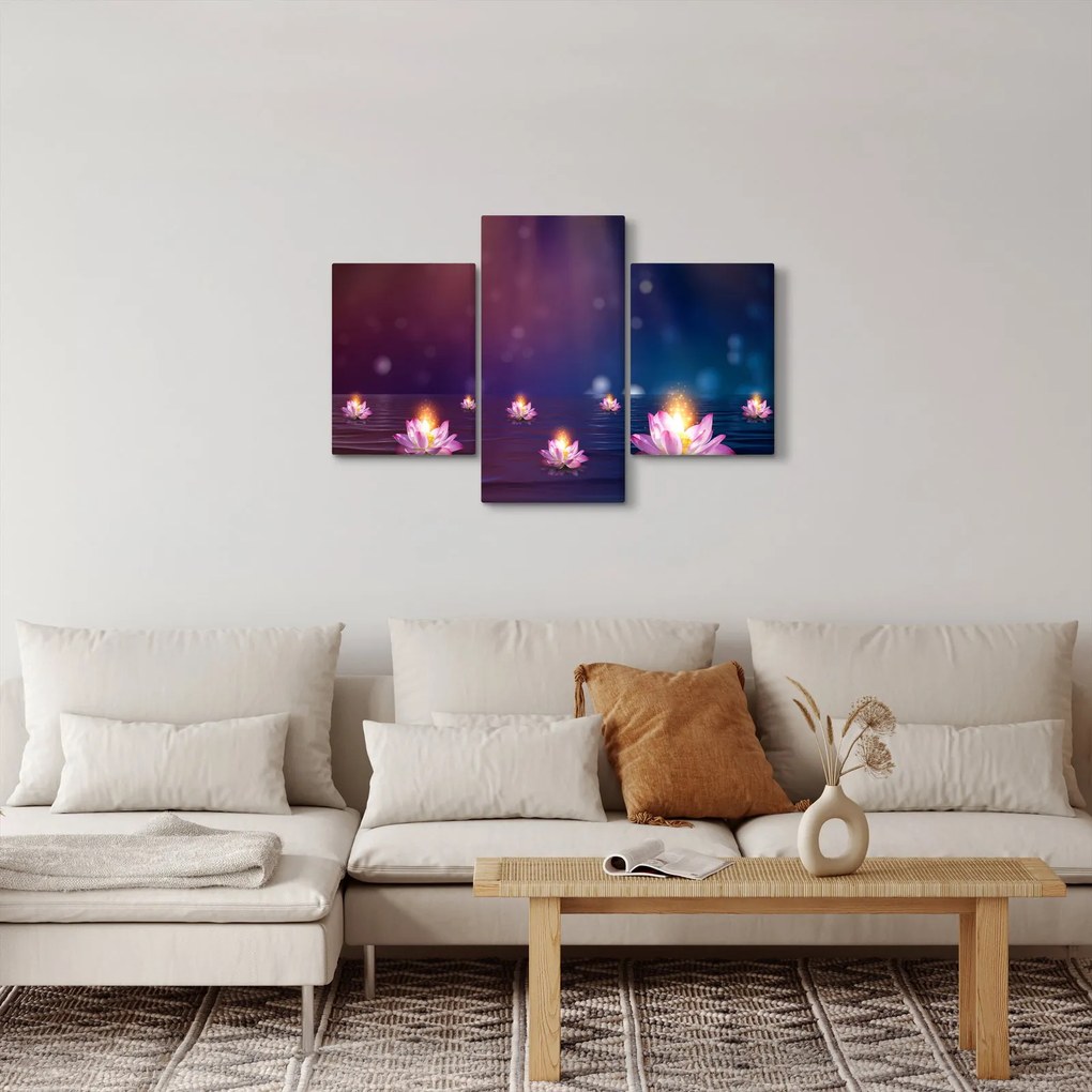 Obraz - Čarovné lekná (90x60 cm)