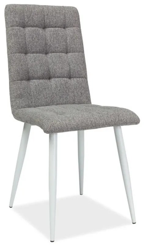 Jedálenská stolička OTTO, 94x44x39, sivá/biela