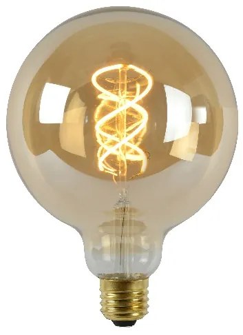 Lucide 49033/05/62 LED Žiarovka - priemer 12,5 cm - LED stmievatelná - E27 - 1x5W 2200K - Jantárová