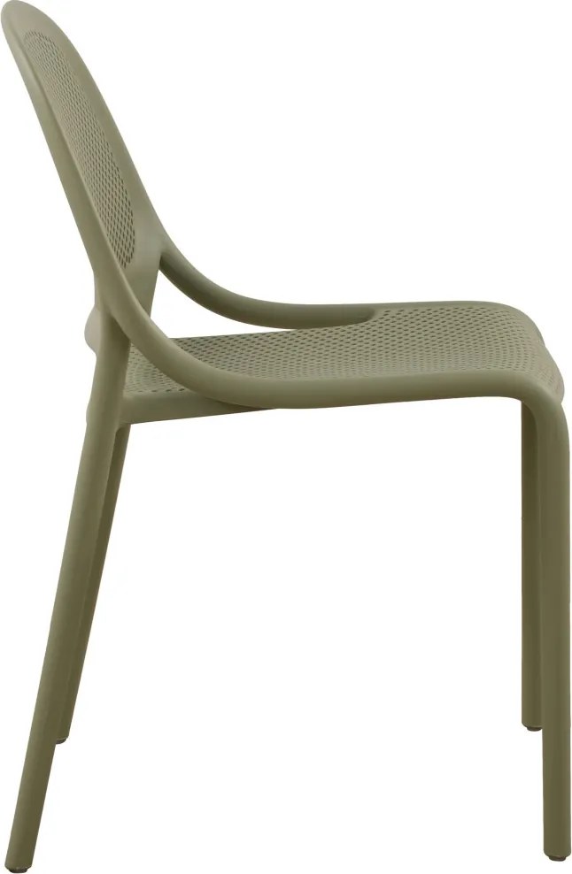 Jedálenská stolička Melinda, machovo zelená