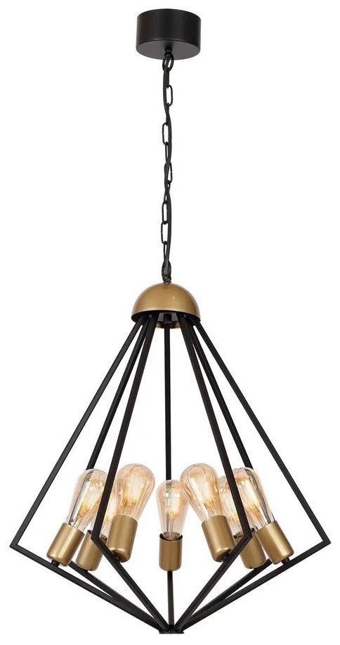 Luster na reťazi ALI 7xE27/60W/230V