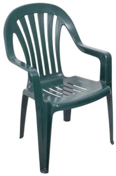 Záhradná stolička RUBIN - zelená