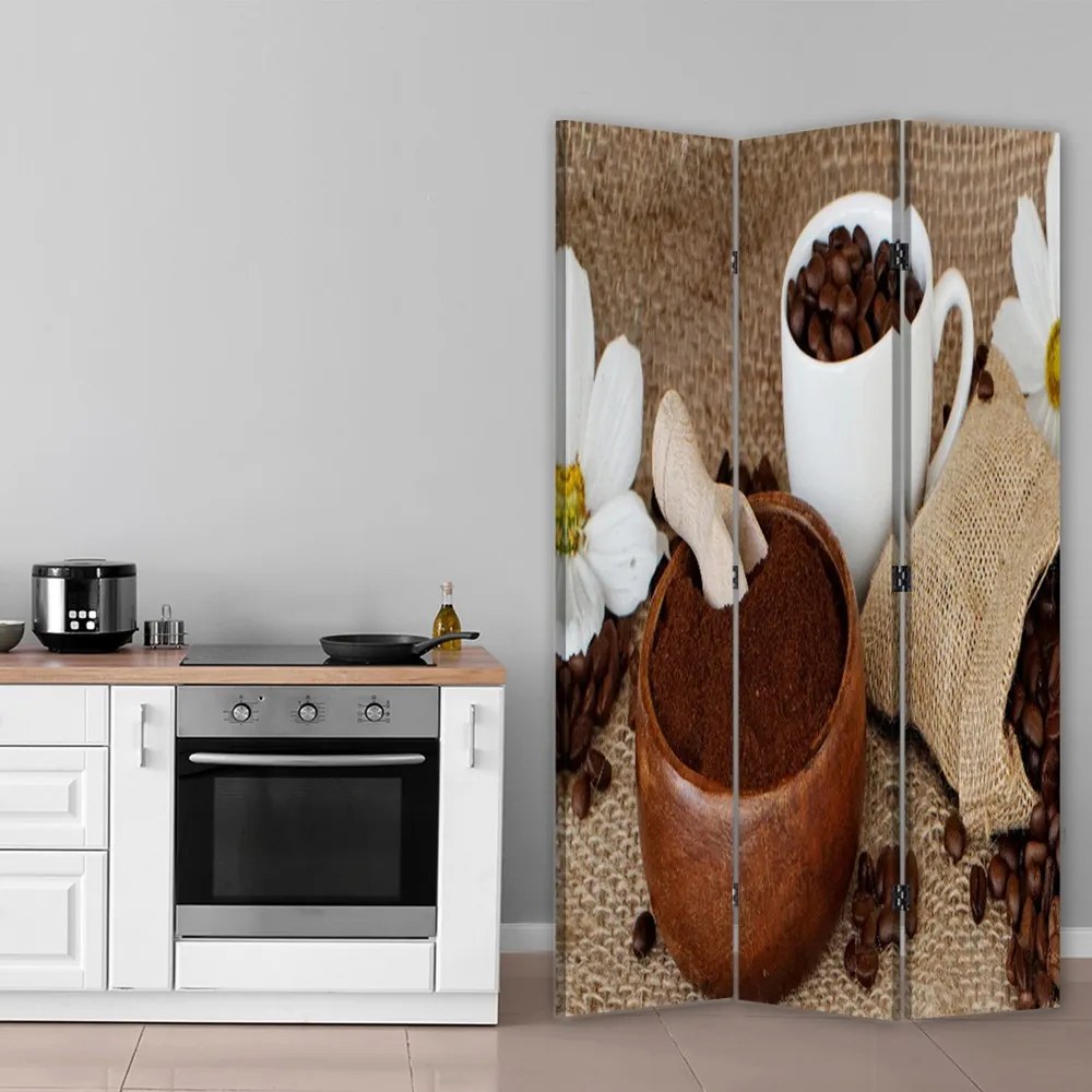 Gario Paraván Mletá káva Rozmery: 145 x 170 cm, Prevedenie: Klasický paraván