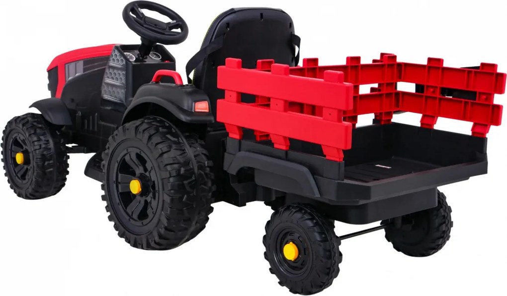 Traktor Titanium s vlečkou RAMIZ BDM0925 - červený