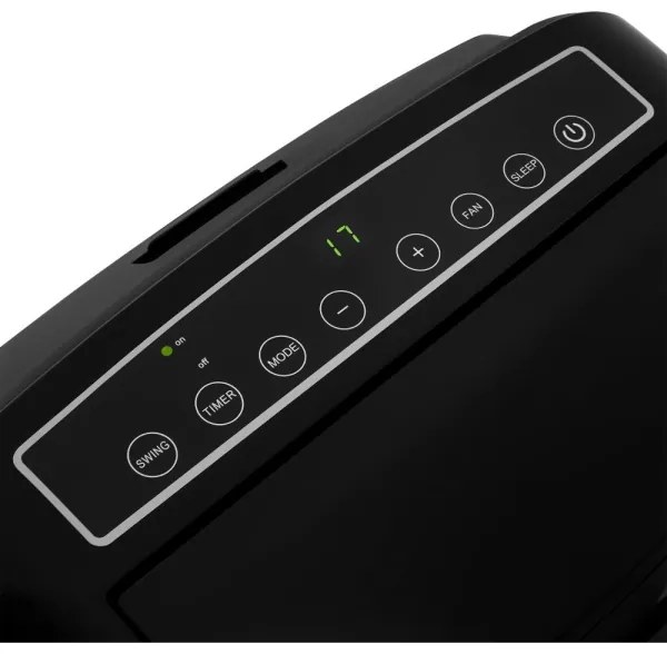 Sencor - Inteligentná mobilná klimatizácia 3v1 1450W/230V 12000 BTU Wi-Fi čierna + DO