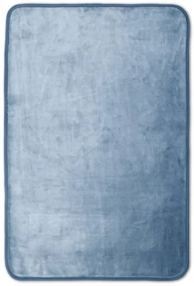 Kúpeľňový koberček Miami Viscose modrý - Výpredaj