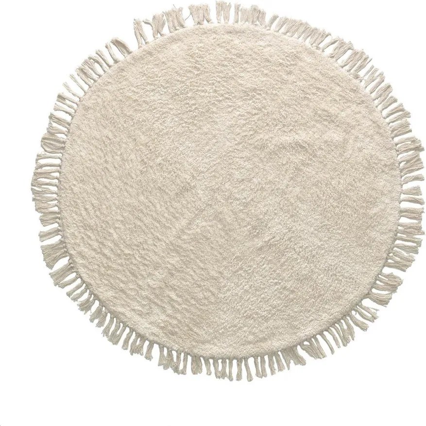 Krémový bavlnený detský koberec ø100 cm Orwen – Kave Home