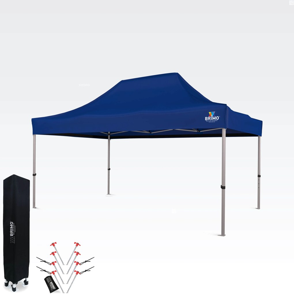 BRIMO Záhradný Párty Stan 3x4,5 m: Váš Kútik pre Relax a Oslavy - bez stien - Modrá 36