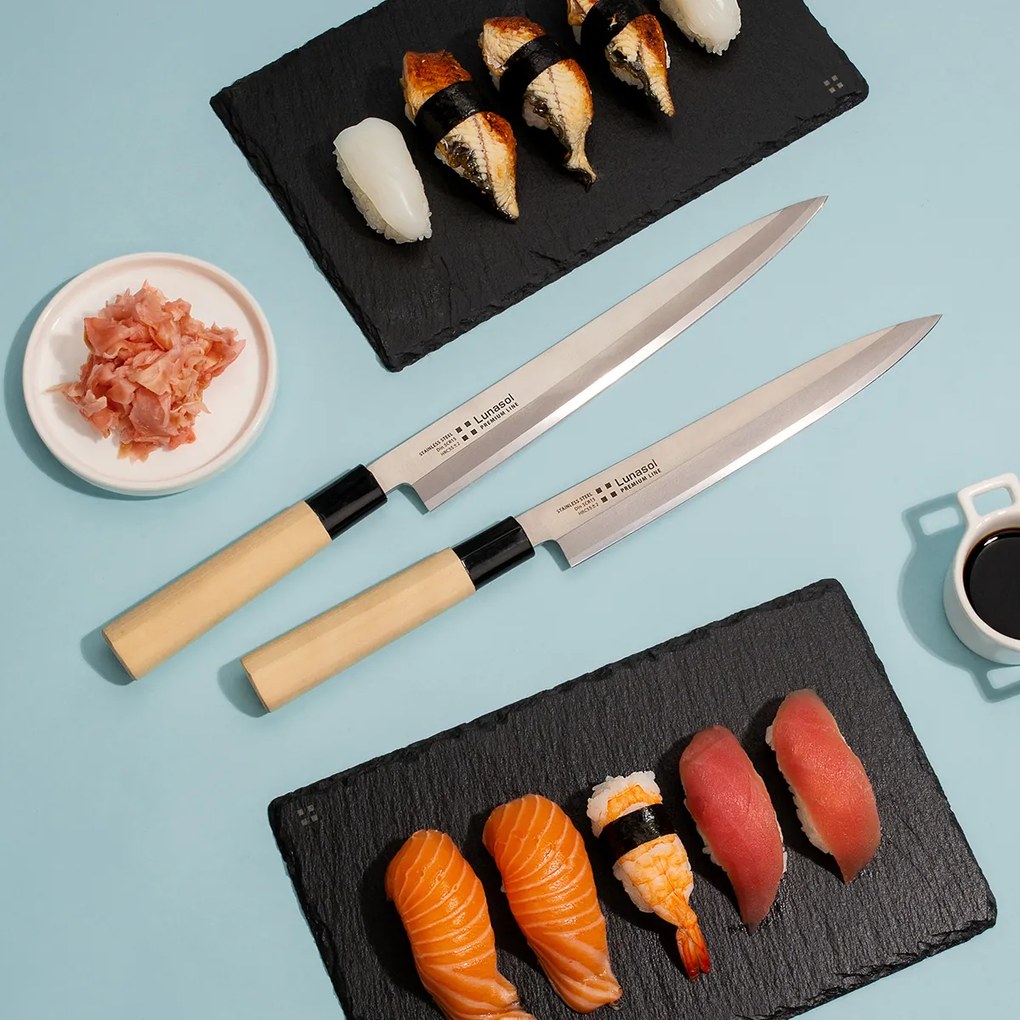 Sashimi / Sushi nôž 240 mm - S-Art Curator Premium drevený - 132770