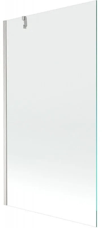 Mexen Next, 1-krídlová vaňová zástena 100 x 150 cm, 6mm číre sklo, oceľová, 895-100-000-00-00-97