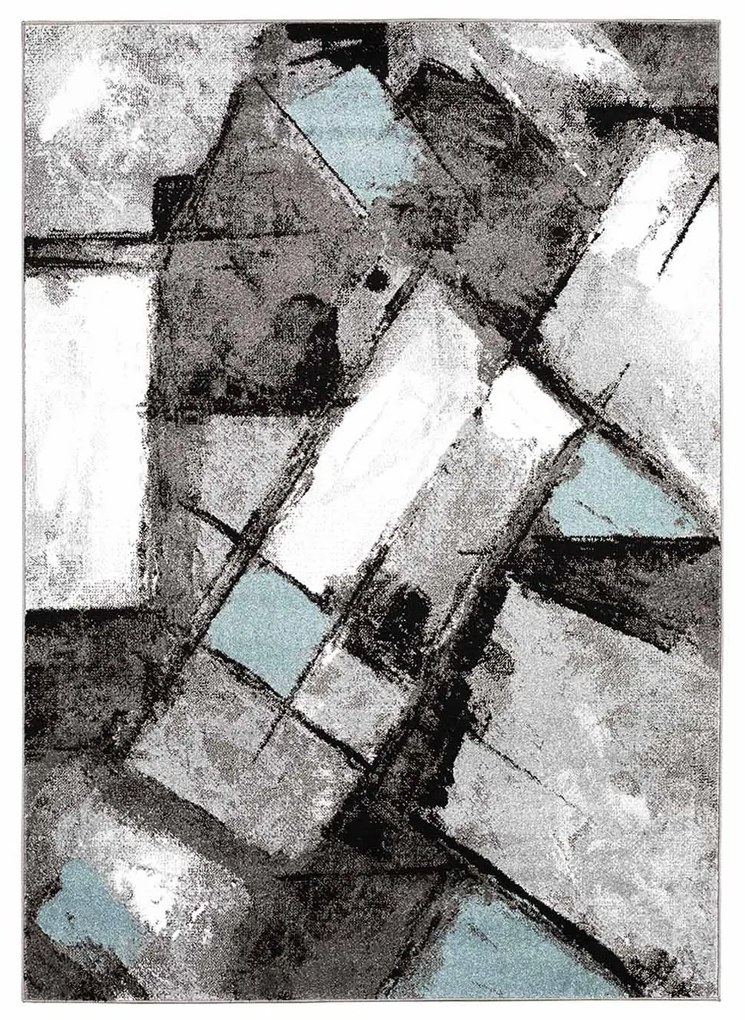 Dekorstudio Moderný koberec MODA SOFT sivo modrý 1135 Rozmer koberca: 80x150cm