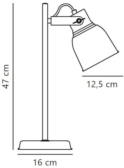 Nordlux - Stolná lampa ADRIAN 1xE27/25W/230V