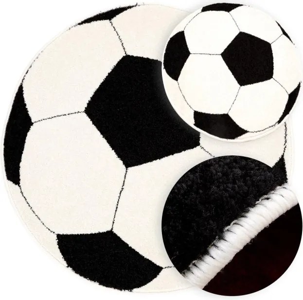 Koberec Weltom Weliro Lopta čierny kruh