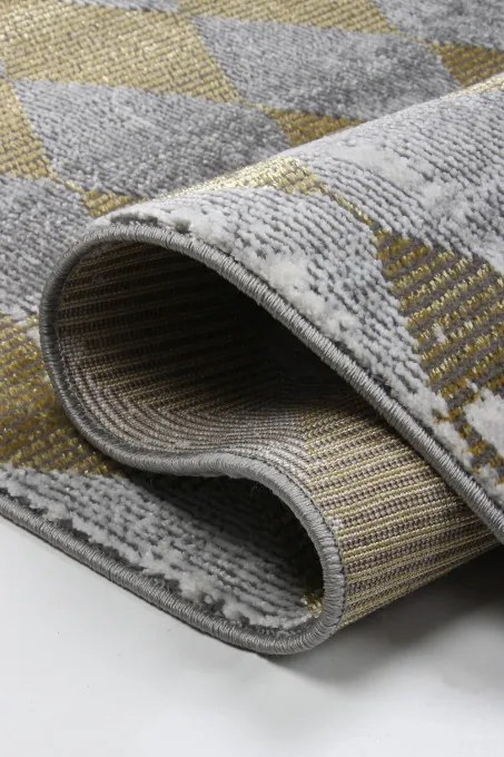 Koberec DIAMOND K8728G zlatý