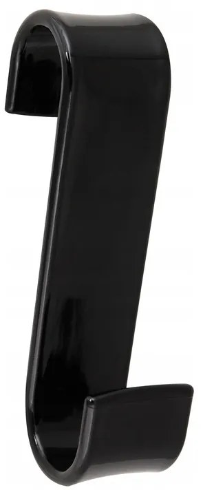 Goodhome Háčik na radiátor, čierny, plast LUPI