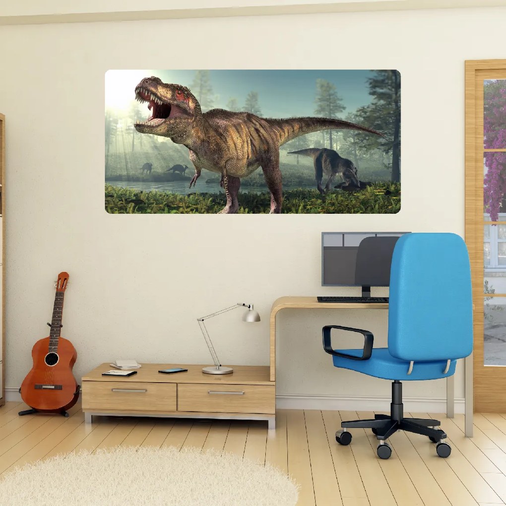 PIPPER. Samolepiaca textilná tapeta - T-Rex