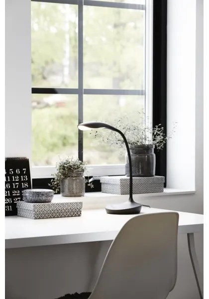 Markslöjd 106094 - LED Stmievateľná stolná lampa s USB SWAN LED/4,6W/230V