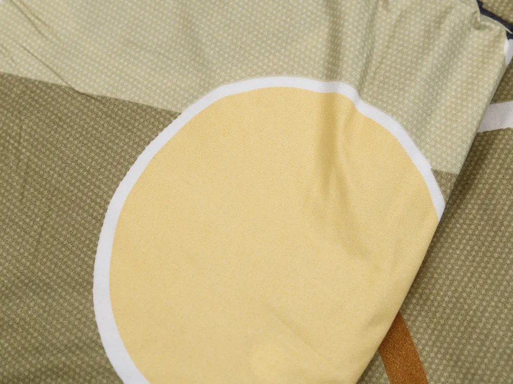 Bavlnené obliečky PINZON hnedé + obliečka na vankúšik 40 x 50 cm zadarmo