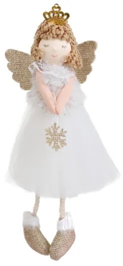 Závesná vianočná dekorácia ALLIN anjel 867915