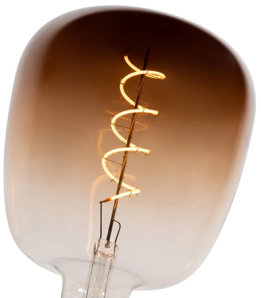 Sada 5 stmievateľných LED žiaroviek E27 G140 hnedá 4,9W 110 lm 1800K