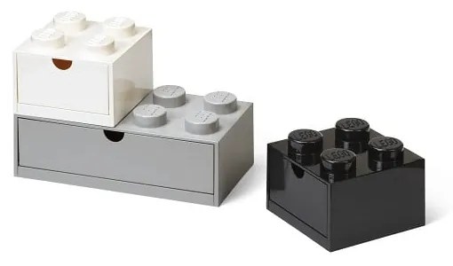 Plastové detské úložné boxy v súprave 3 ks Multi-Pack - LEGO®