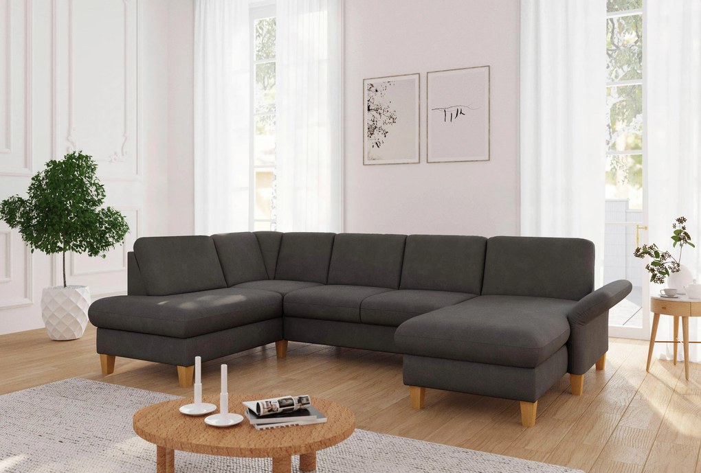 XXXLutz SEDACIA SÚPRAVA, textil, grafitová Sit & More - Sedačky - 00014401612F