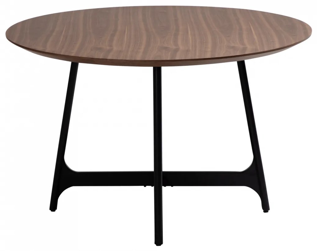 OOID OKRÚHLY JEDÁLENSKÝ STÔL, Ø 120 CM walnut