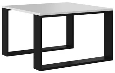 Konferenčný stolík MODERN MINI - biela / čierna