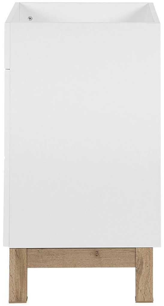 Kúpeľňová stojaci skrinka pod umývadlo BALI biela 60 cm