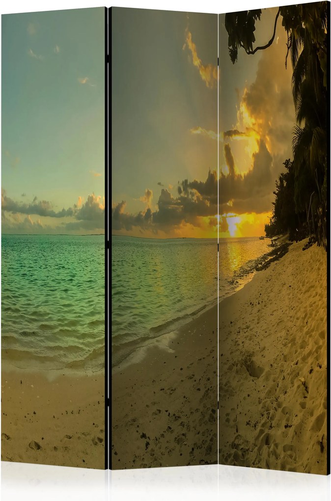 Paraván - Sunset in Tahiti [Room Dividers] 135x172