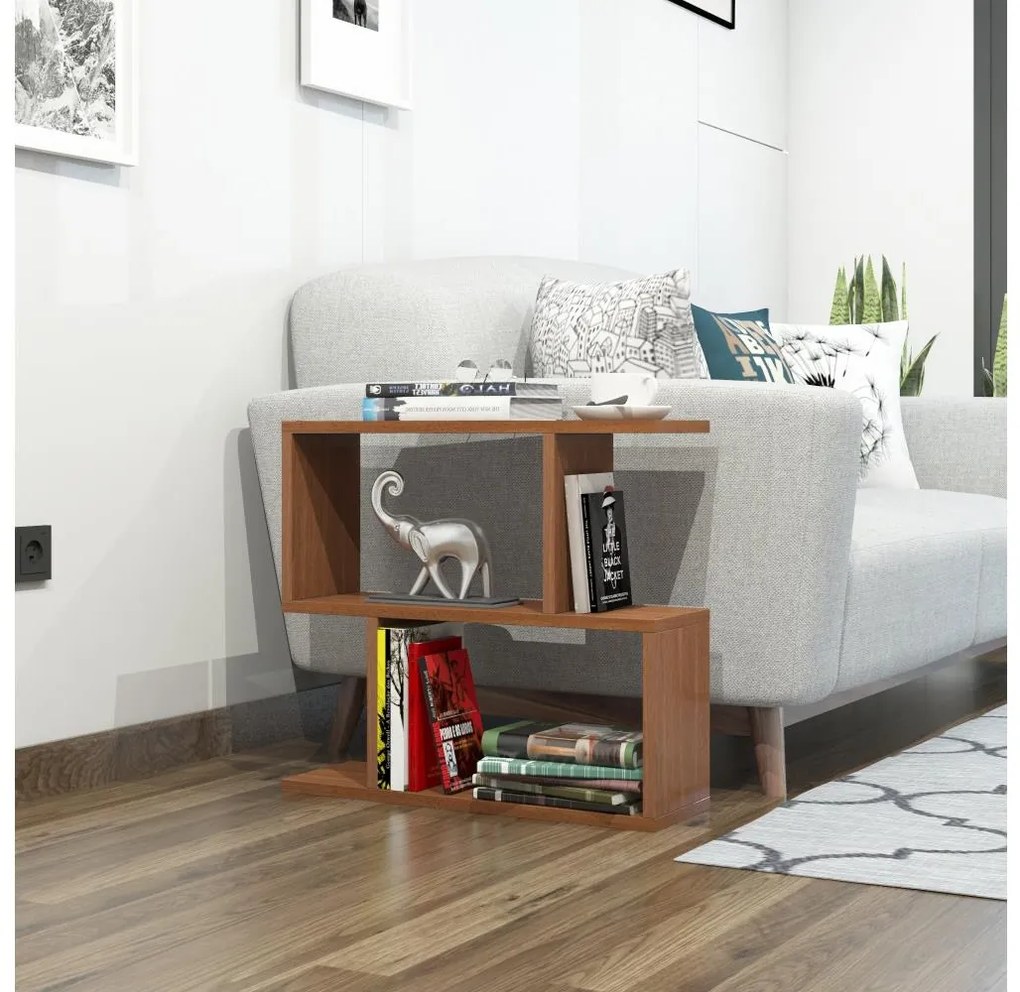 Odkladací stolík LALE 55x60 cm hnedá