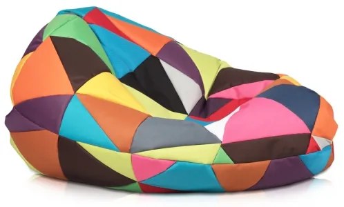 INTERMEDIC Sedací vak SAKO Mix – tvar hrušky, pohodlný, rôzne farby Farba: 2.Polyester