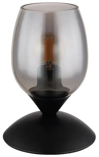 Globo 24007S - Stolná dotyková lampa KUWAITA 1xE14/25W/230V čierna