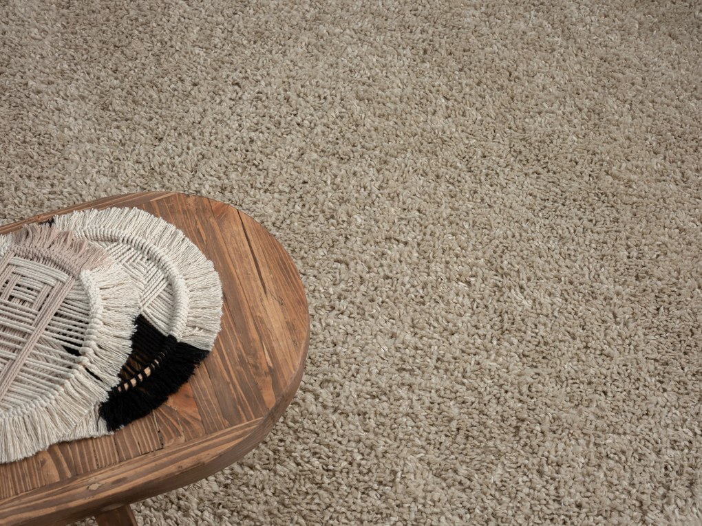 My Flair, Kusový koberec My Shaggy beige, 100x150, béžová, chodba / predsieň