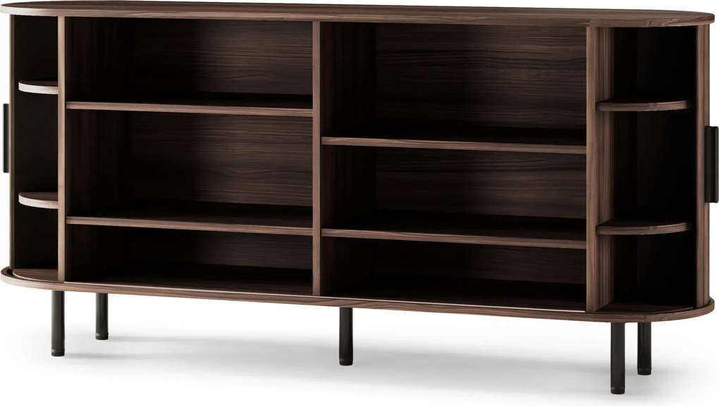 Komoda Gliss 160 cm orech tmavý