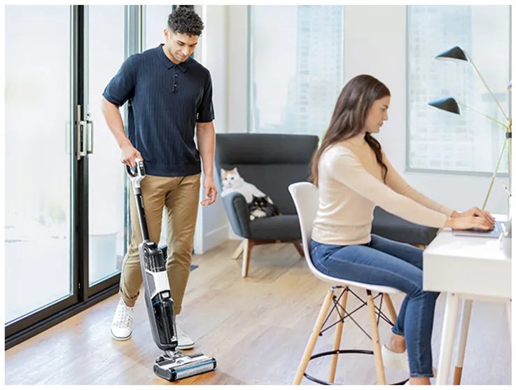 Bissell Aku ručný vysávač CrossWave F 3 Pro Black and White (100382449)