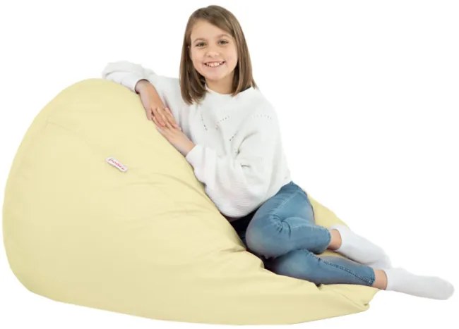 Sedací vak SAKO krémový ekokoža