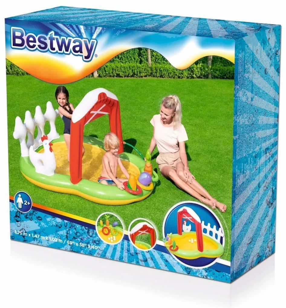 Bestway 53065 Nafukovací bazénik Farma 175 x 147 x 102 cm