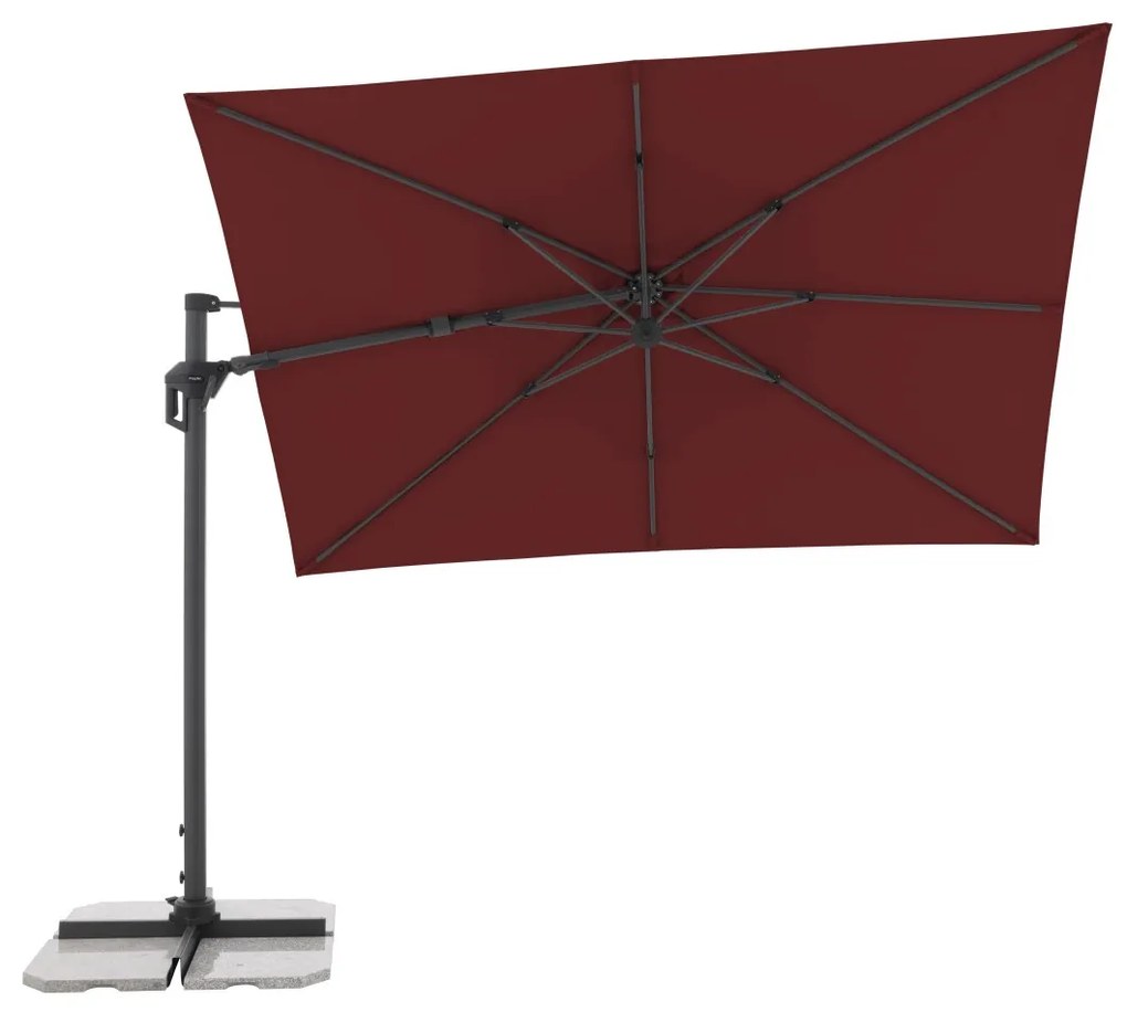 Doppler ACTIVE 310  x 210 cm - moderný slnečník s bočnou nohou