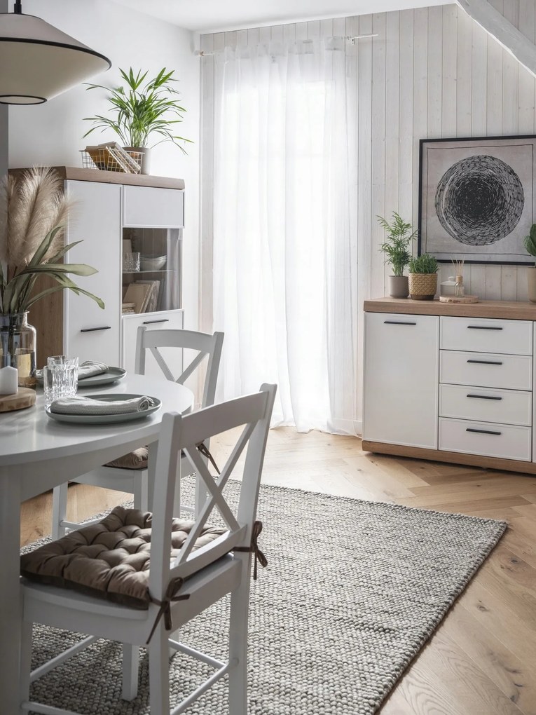 Dřevěná jídelní židle CD-56 bílá