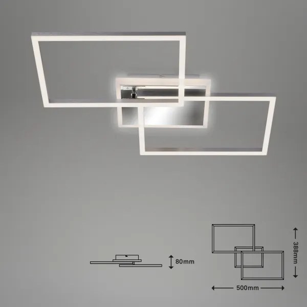 Brilo - LED Stmievateľný prisadený luster FRAME 2xLED/20W/230V 2700-6500 + DO