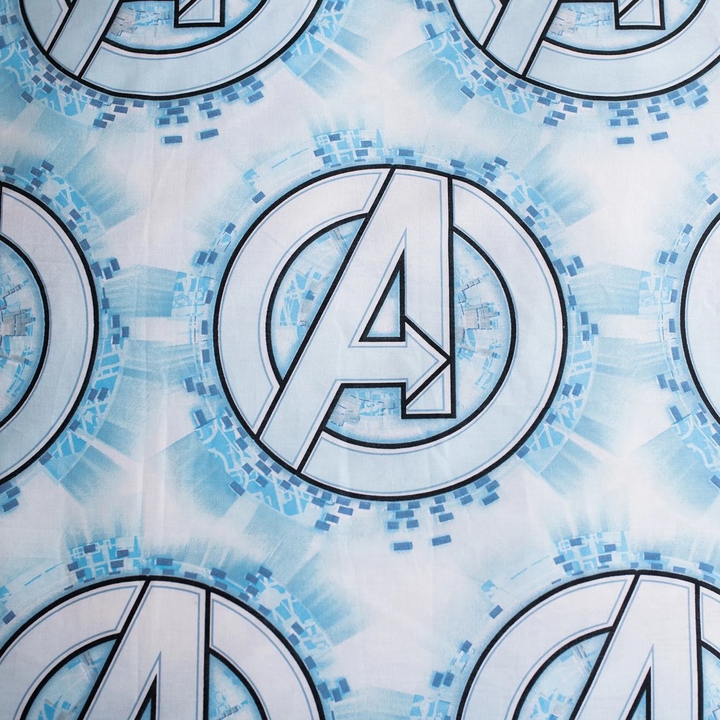 Jerry Fabrics Bavlnené obliečky 140x200 + 70x90 cm - Avengers "Heroes"
