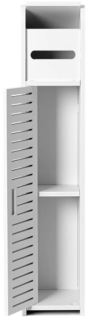 Kúpeľňová stĺpová skrinka IBIZA biela